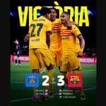 CHAMPIONS LEAGUE: FC BARCELONA DERROTA 3-2 AL PARIS SAINT-GERMAIN EN FRANCIA